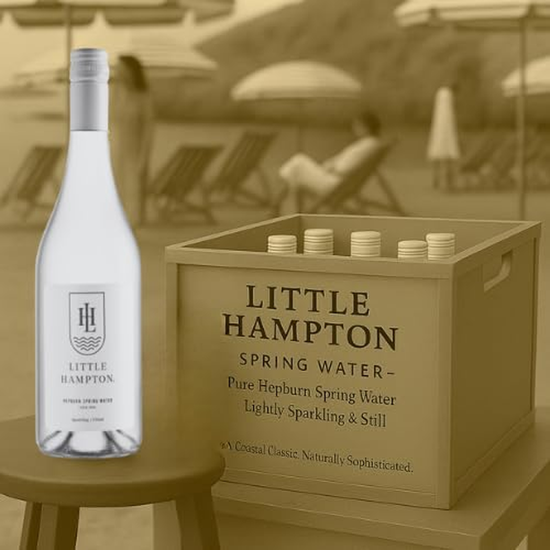 Little Hampton Sparkling Water, 750Ml Glass Bottle X 12, Proudly Australian