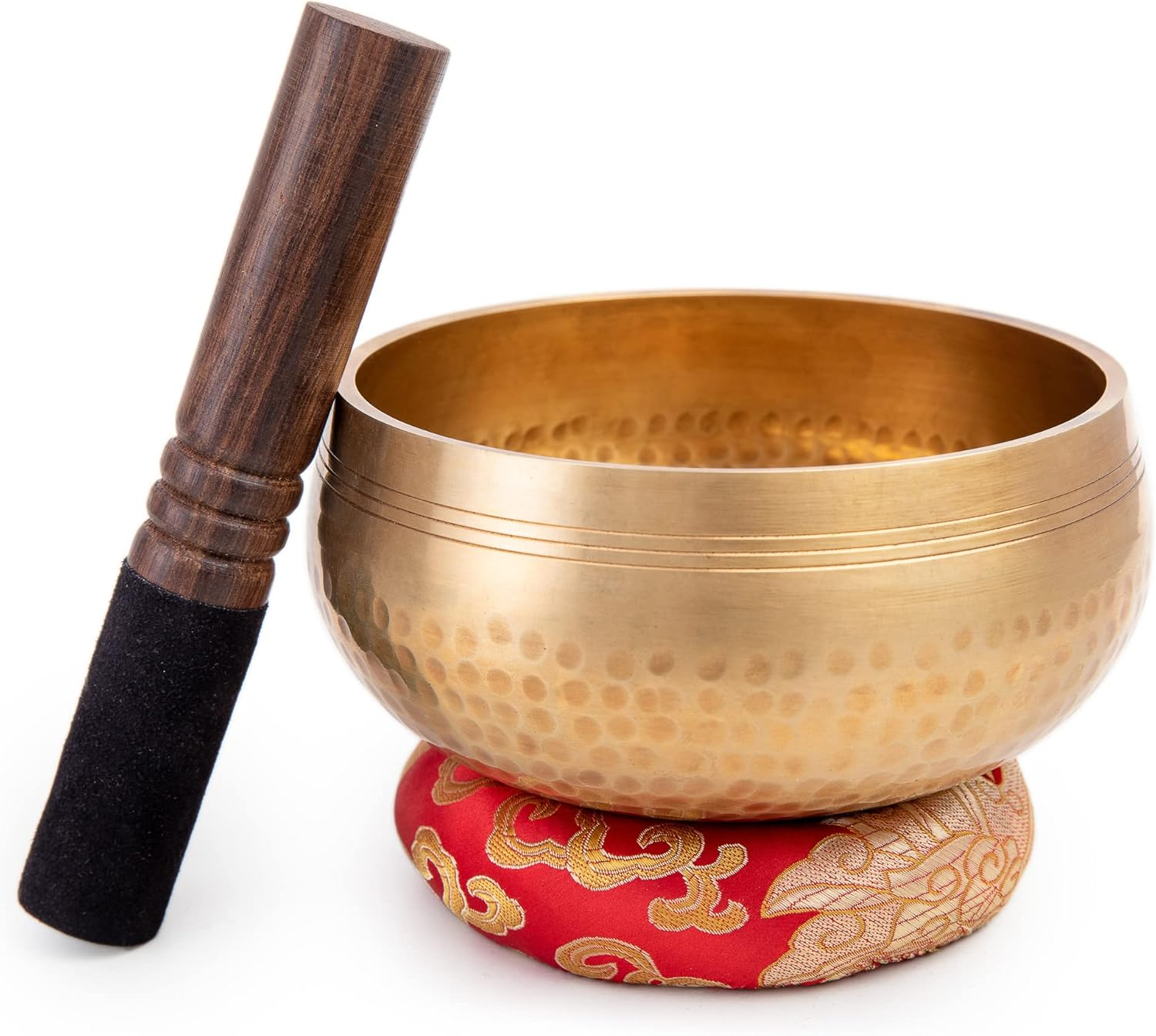 Tibetan Singing Bowl Set - Easy to Play for Beginners - Authentic Handcrafted Mindfulness Meditation Holistic Sound 7 Chakra Healing Gift by Himalayan Bazaar (3")