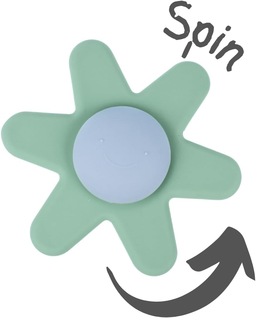 Silicone Daisy Spinner Green image number 5