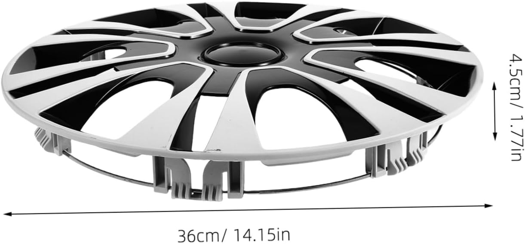 MUCKLILY Car Hub Cap Wheel Center Cover Replacement Hubcap for Auto Truck Rim Wheel Hub Cap Protect Tires image number 5