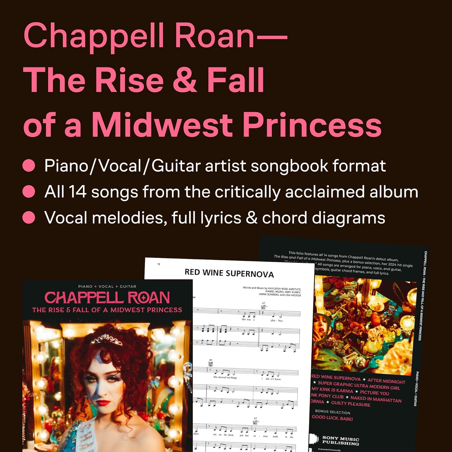 Chappell Roan - the Rise & Fall of a Midwest Princess: Piano/Vocal/Guitar Songbook: the Rise and Fall of a Midwest Princess image number 4