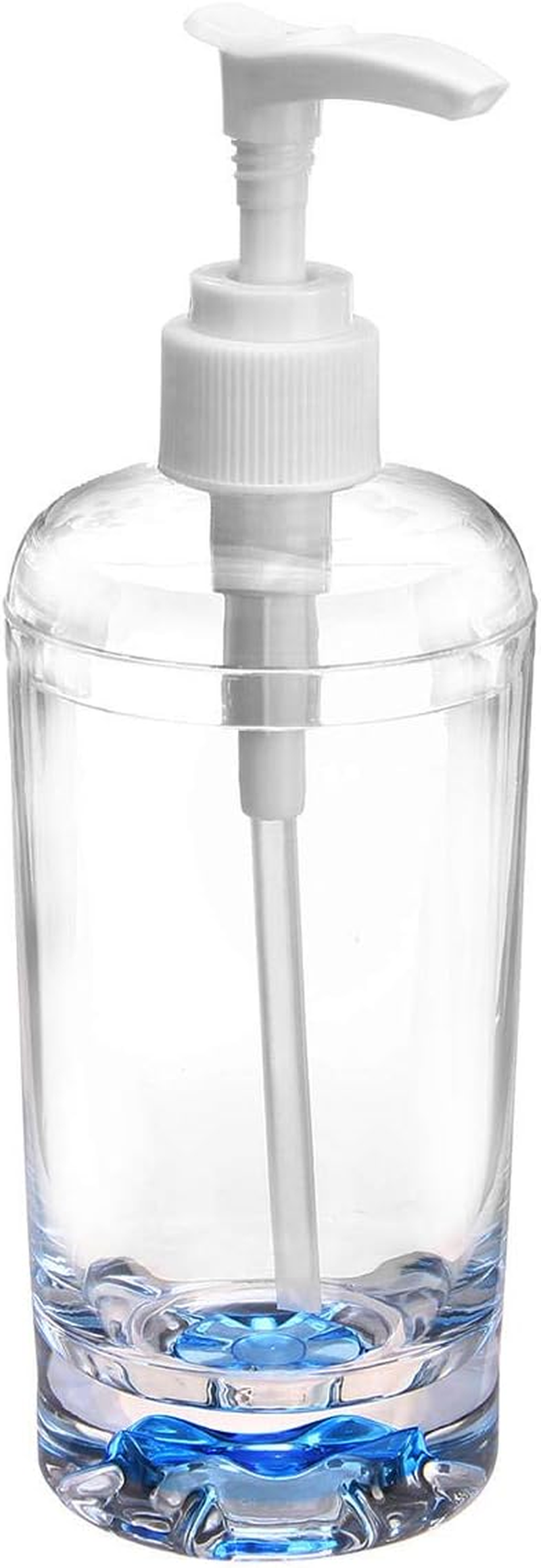 Transparent Hydraulic Bottle Acrylic Shampoo Shower Gel Soap Dispenser image number 1