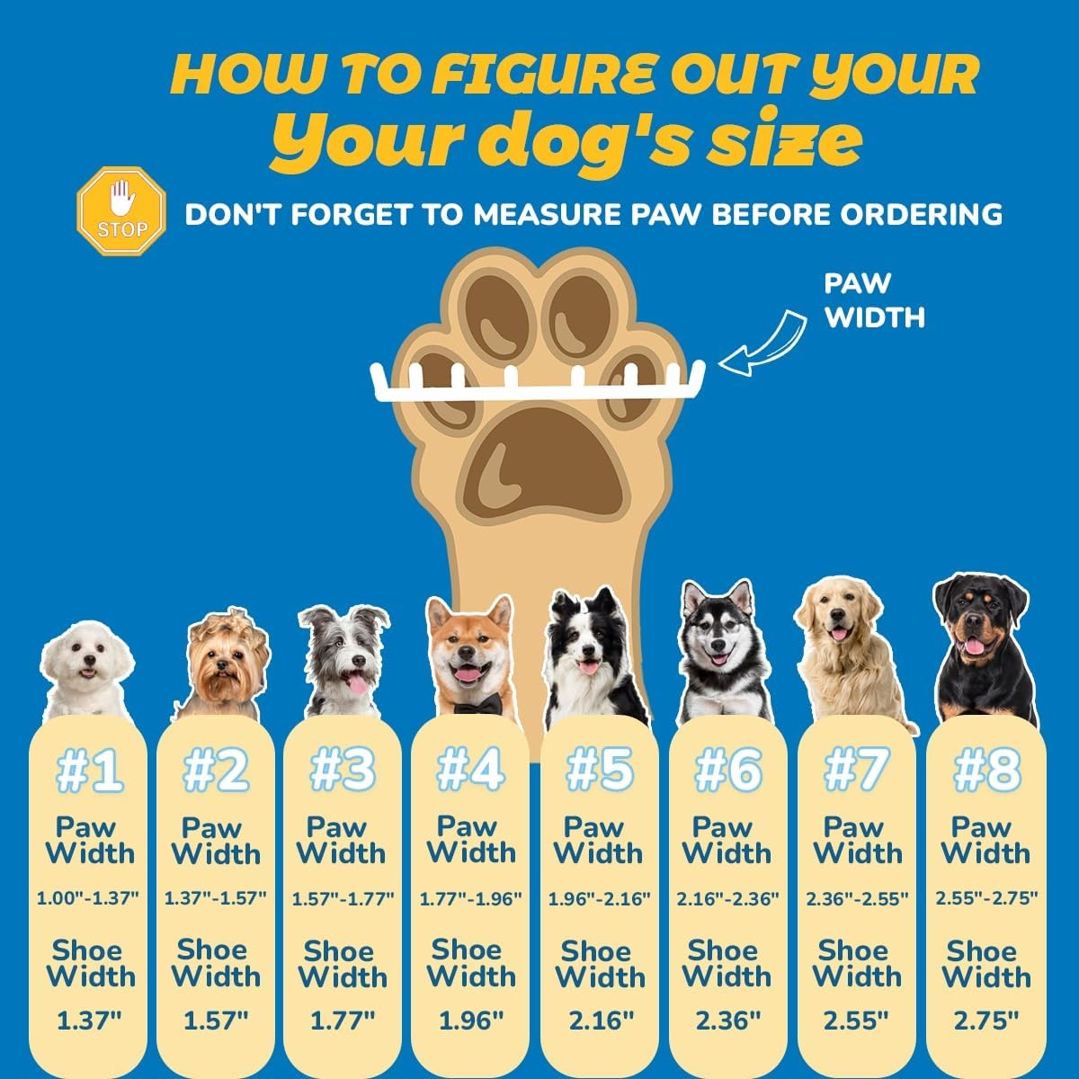 Dog Shoes for Large Dogs, Medium Dog Boots & Paw Protectors for Hardwood Floors, Outdoor Dog Booties for Hot Pavement Winter Snow Hiking, Waterproof Dog Shoes with Reflective Strips Size 7 image number 7