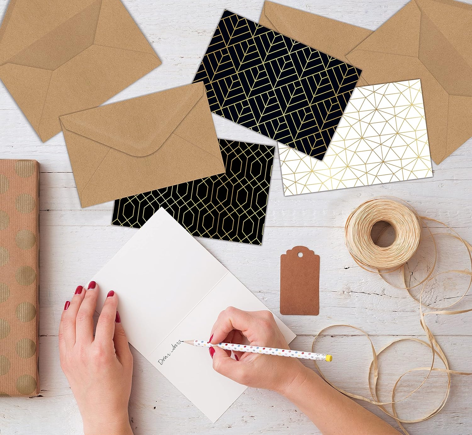 Better Office Products A6 Kraft Invitation Envelopes, 100-Pack, Strong Bond Paper, By, Pointed Flap, for Use with 4 X 6 Inch Invitation Cards, 100 Pack (4.75 X 6.5 Inch) image number 6