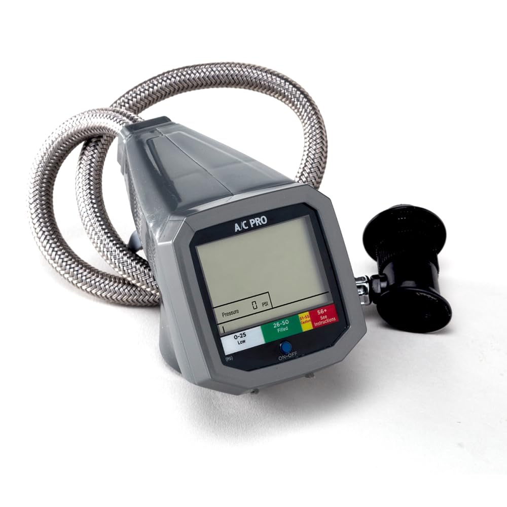 Pro-C A/C Professional Digital Display Automotive Recharge Gauge & Hose for R-134A Refrigerant, ACP400AD image number 3