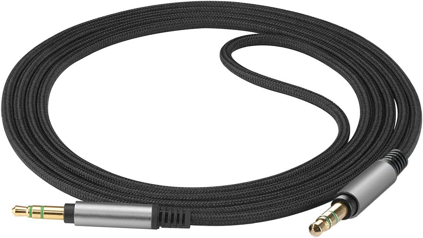 Geekria Audio Cable Compatible with V-Moda Crossfade 3/2/LP2, M-100, M-80, V-80 Headphones, 1/8" (3.5Mm) to 3.5Mm Braided Nylon Replacement Stereo Cord (4 Ft / 1.2 M) image number 5