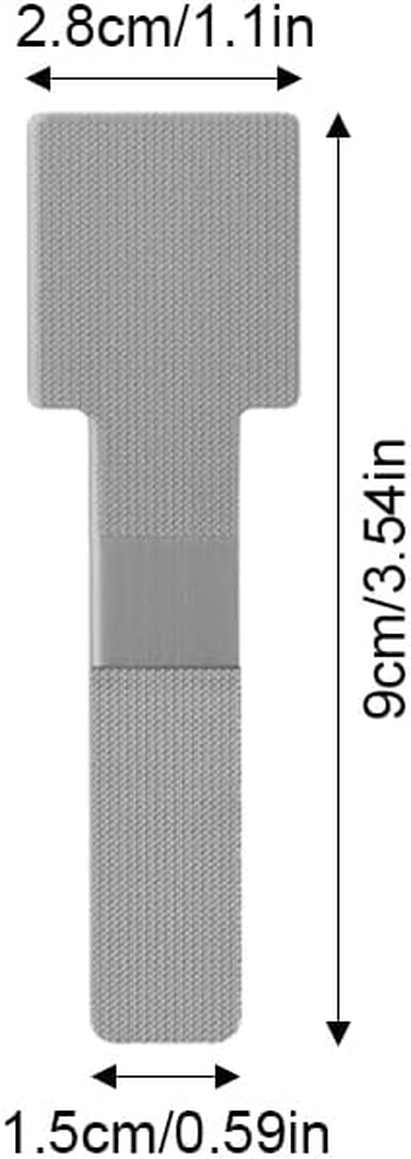 Hook and Loop Cable Ties, 40 Self Adhesive Cable Management, Reusable Cable Clips for Home Office(Color:Gray, White)