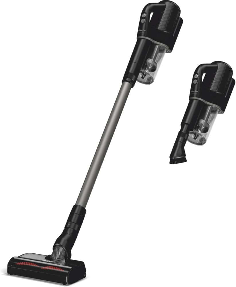 Miele Duoflex HX1 Cat and Dog Cordless Stick Vacuum Cleaner, Multifloor Electrobrush, Fine Dust Filter, Speedlock Wall Mount Included, Obsidian Black/Space Grey image number 2