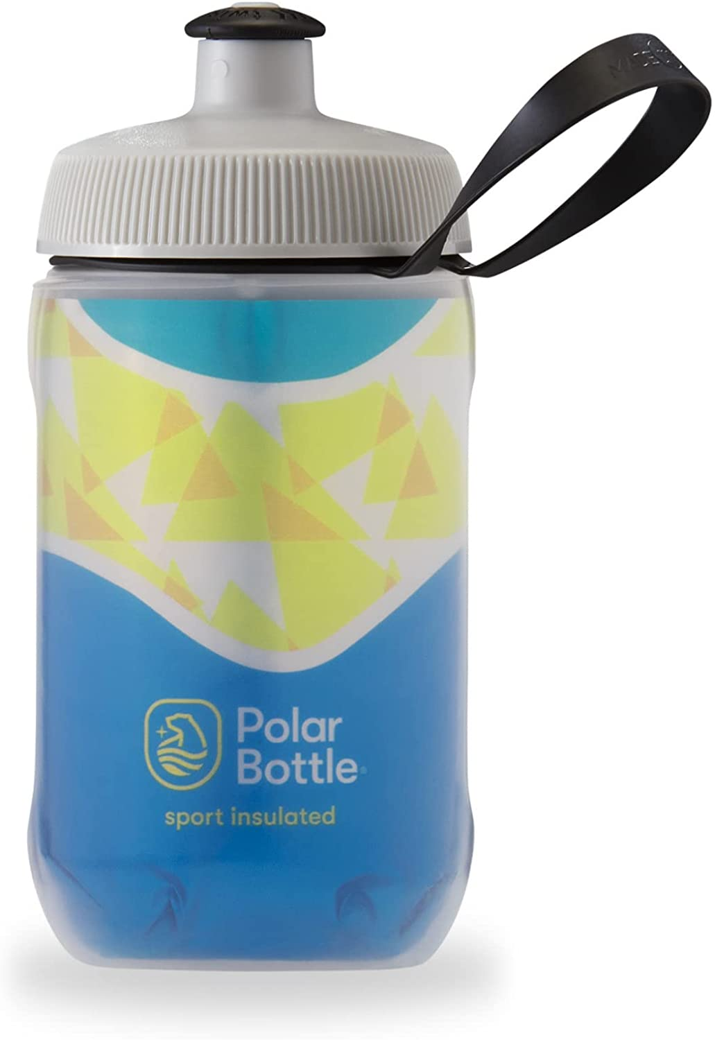 Polar Bottle Kids Insulated Water Bottle - Bpa-Free, Sport & Bike Squeeze Bottle with Handle