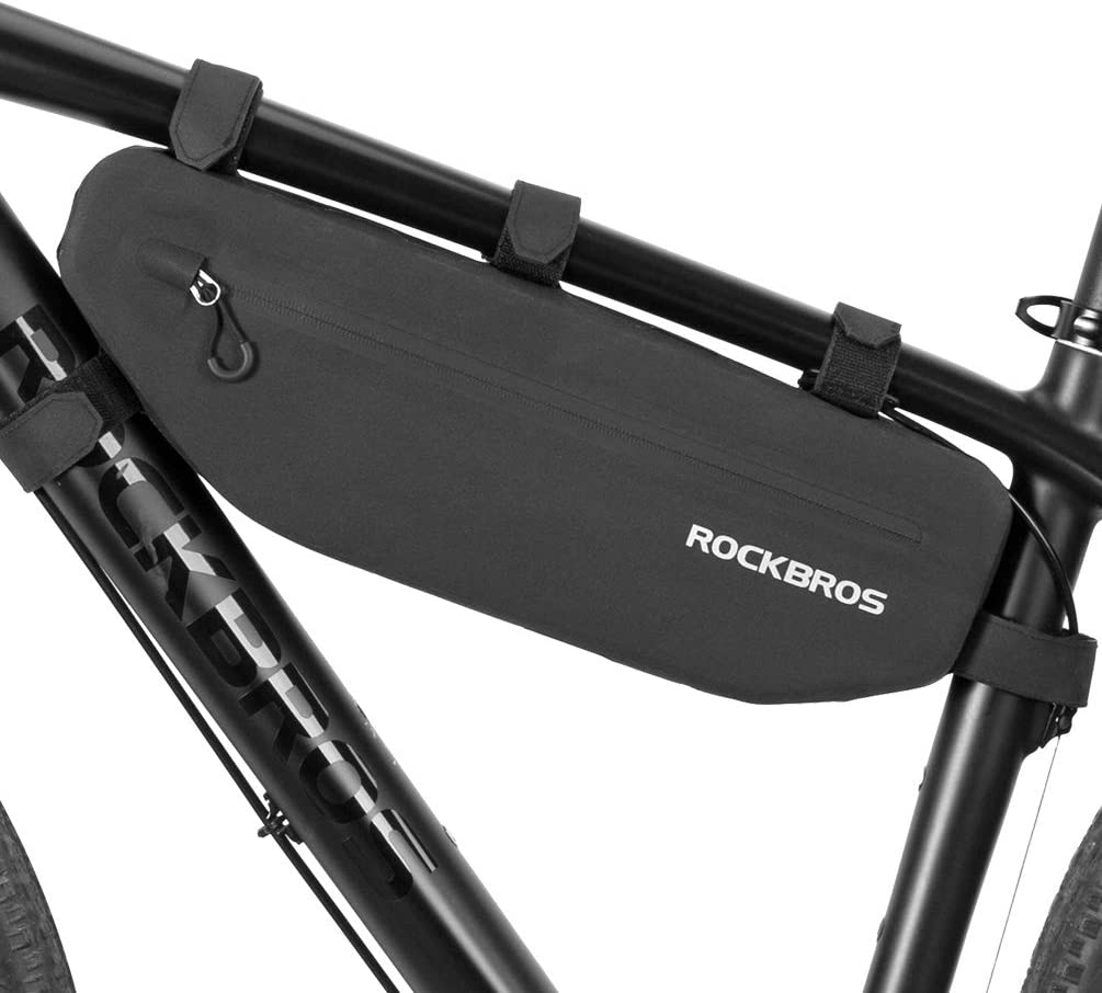 ROCKBROS Bike Frame Bag Water Resistant Bike Triangle Bag Bicycle under Top Tube Bag Corner Pouch Storage Bag for Cycling image number 1