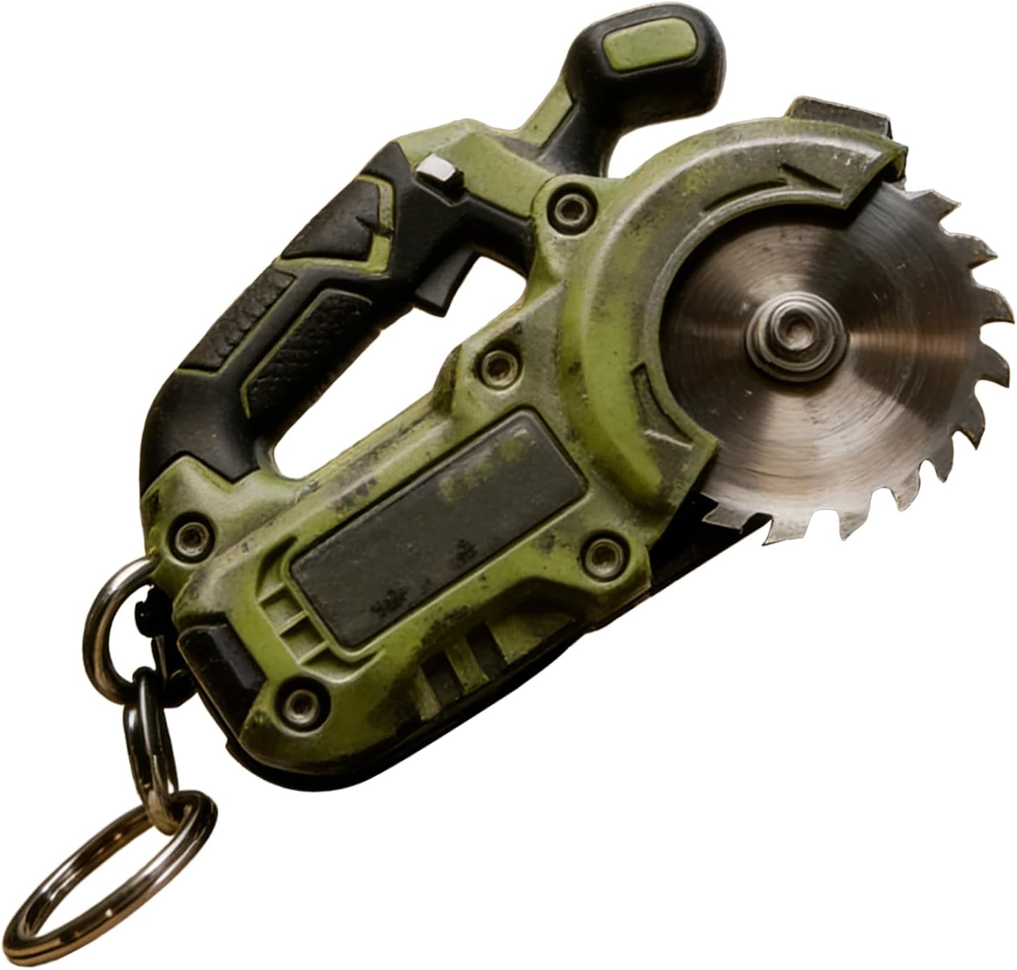 Mini Chainsaw Keychain &ndash; ABS Tool Pendant Accessory | Purse Charm Keyring Ornament | Lightweight Decorative Carry for Backpack Wallet for Woodworkers Carpenters DIY Fans Men Fathers Mechanics image number 6