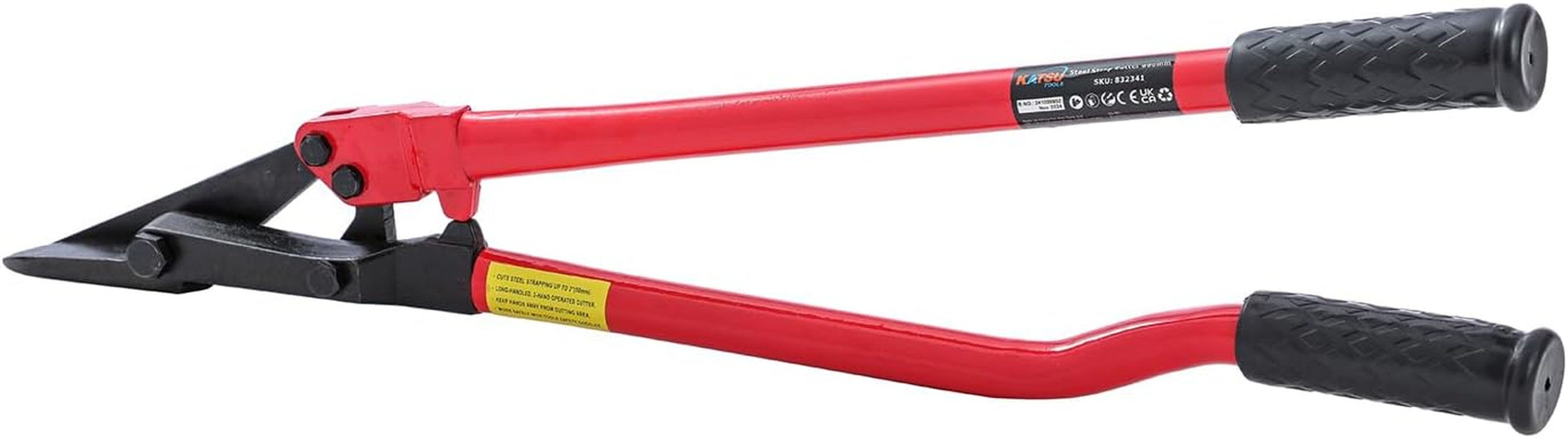 KATSU Tools 24 Inch Steel Strapping Cutter, Chrome Vanadium Steel Blades, for Straps up to 50Mm Wide, Portable and Durable 832341 image number 6