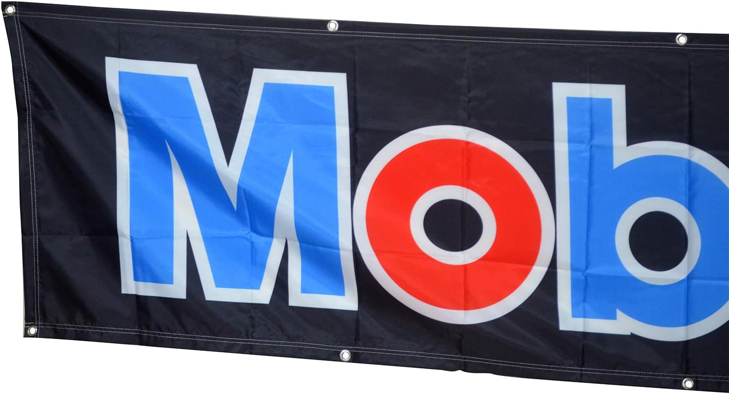 Daoops Mobil 1 Flag Automotive Oil Shop Racing 2X8Ft Banner