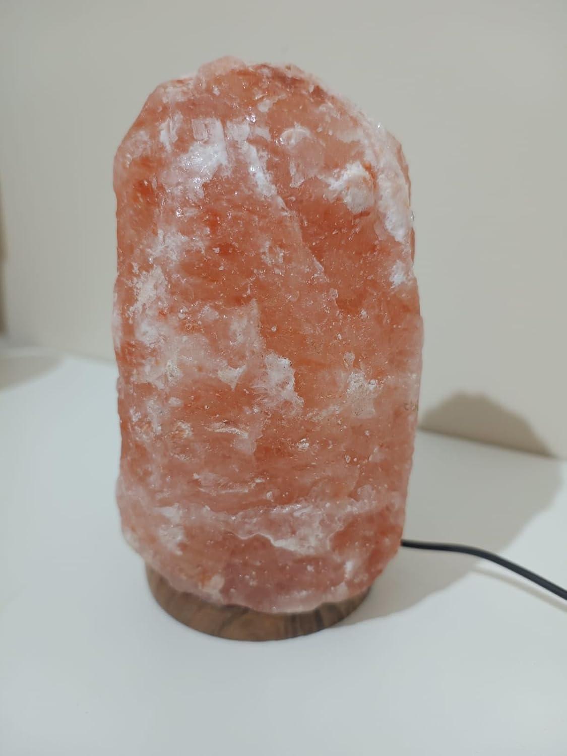 3-4 KG Premium Himalayan Crystal Salt Lamp 100% Authentic, Handcrafted from the Foothills of the Himalayas Beautifully Hand Craft Comes with Complete Electric Fitting &ndash; Quality Guaranteed image number 2