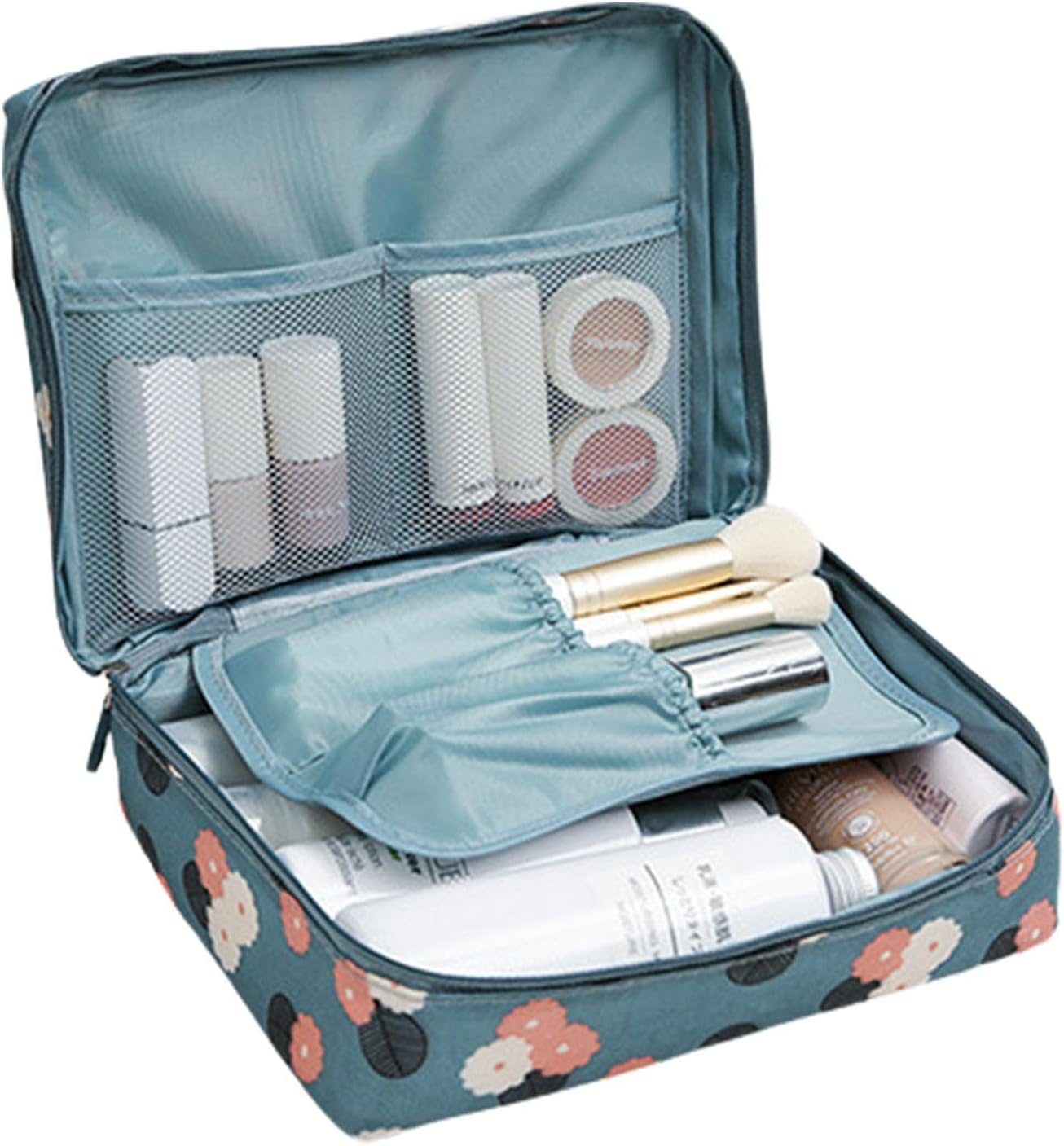 Cosmetic Bags for Women,Portable Travel Cosmetic Bags | Travel Cosmetic Organizer for Accessories, Shampoo, Toiletries Yyss image number 3