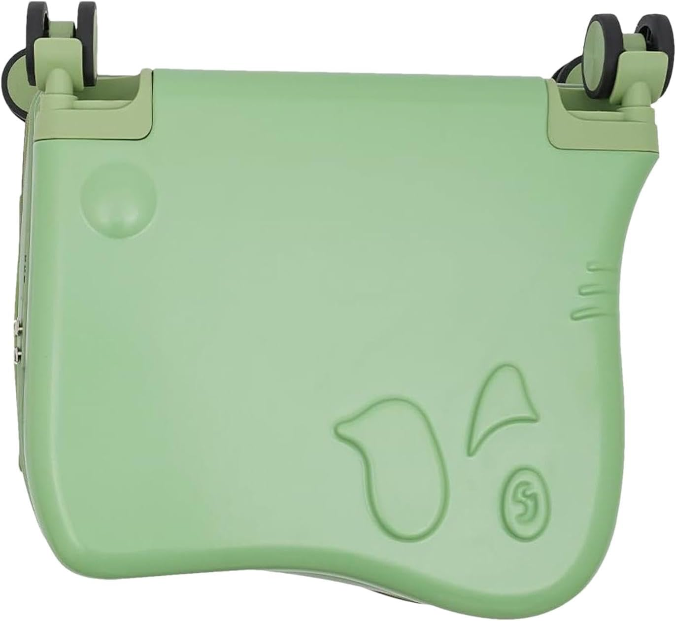 Rolling Luggage for Kids, Hand Luggage for Kids | Multipurpose Carry-On Suitcase for Rolling Suitcases for | Cute Carry-On Travel Suitcase for , Dunkelgr&uuml;n, Siehe Beschreibung,