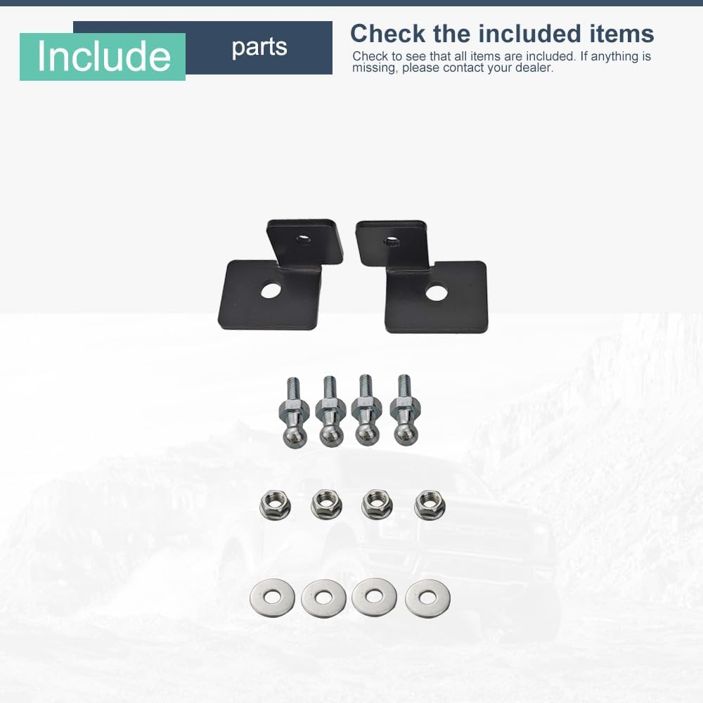 2 X Front Hood Gas Strut for Ford Ranger PX 1-3 2012-2021 Bonnet Struts,Front Bonnet Hood Lift Bonnet Gas Spring Shock Dampers Lift Struts Support Prop Rods Replacement Accessories image number 2