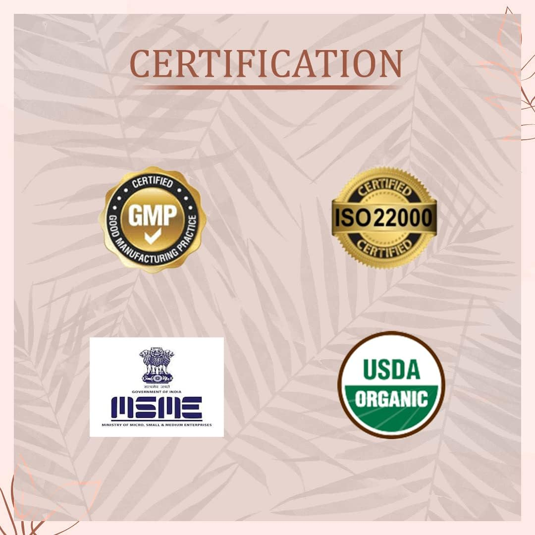 VEDICAYURVEDA Shikakai Powder- Bio Organic and Natural 100% Pure Shikakai Powder for Hair Care & Hair Conditioning-Pack of 1-(100GM)/ Complete Organic and Herbal Hair Care