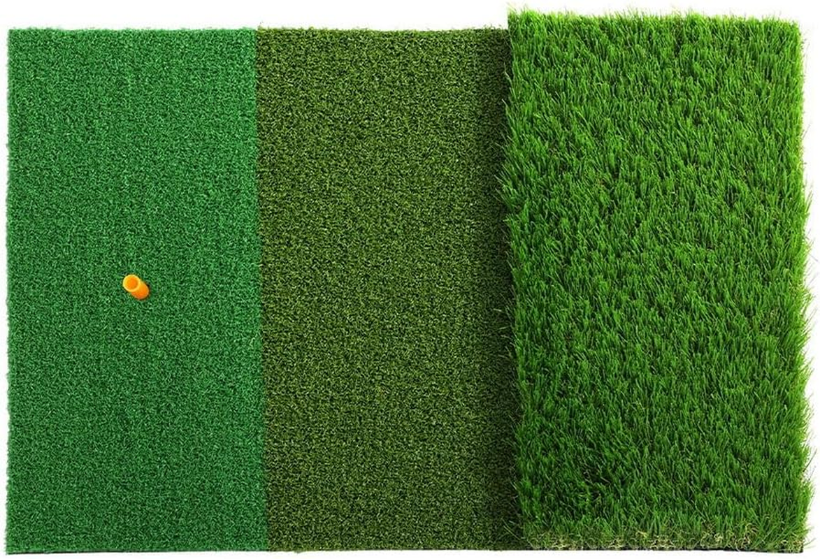 Everfit Golf Hitting Mat, 3-In-1 60 X 40Cm Green Golfs Practice Driving Range Mats Training Equipment for Outdoor Indoor Garden, Foldable Portable Non-Slip Base Wear-Resistant Backing image number 6