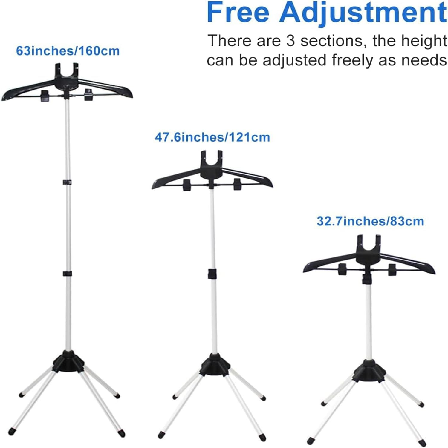 Handheld Garment Steamer Clothes Rack,Foldable Garment Clothes Drying Rack,Handheld Hanging Ironing Machine Hanger Steam Ironing Machine Accessories Bracket,Handheld Garment Steamer Hanger image number 2