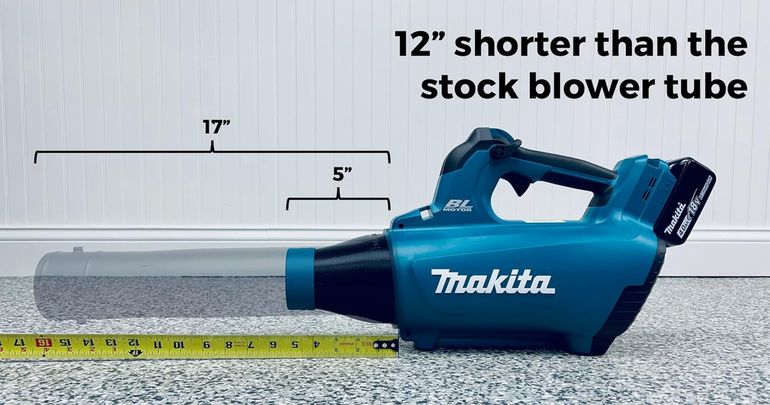 Stubby Car Drying Nozzle for Makita 18V LXT Leaf Blowers (XBU03Z and DUB184Z) image number 4