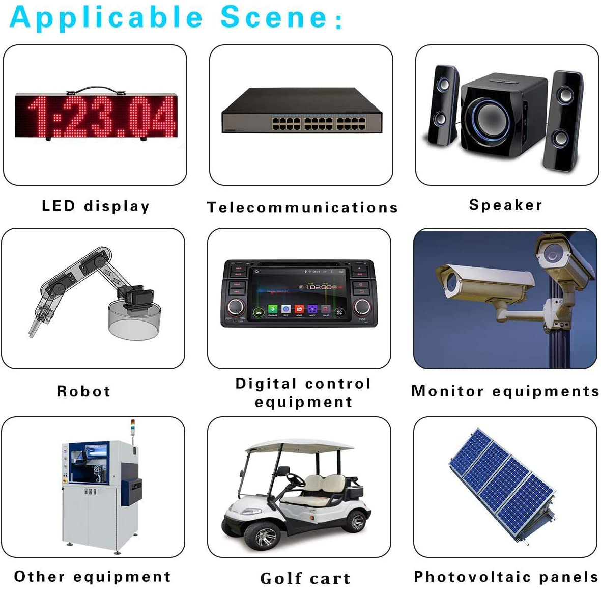 Golf CART Voltage Reducer Automatic Buck Boost Converter DC 8V-40V to 12V 3A 36W Step down up Regulator Waterproof Module Transformer image number 5