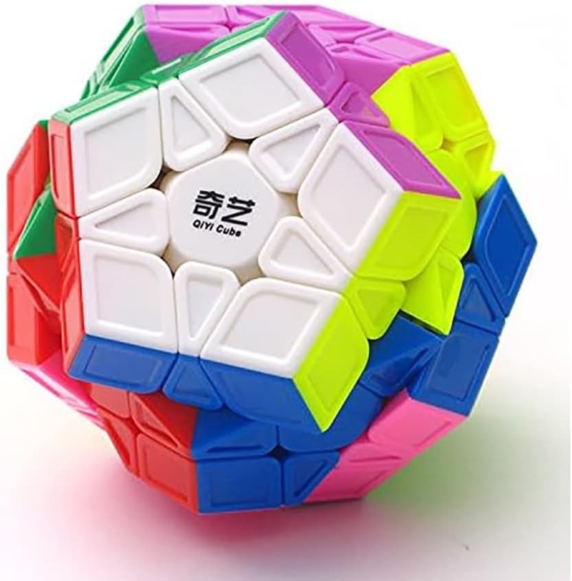 Willking Qiyi Megaminx Speed Cube Sculpted Stickerless 3X3 Pentagonal Dodecahedron Speed Cube Puzzle Toy (Qiheng S Version) image number 4