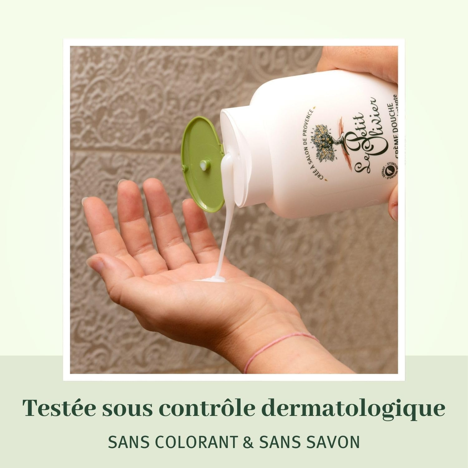 Le Petit Olivier Cr&eacute;me Douche Extra Douce Verveine Citron 500 Ml image number 2