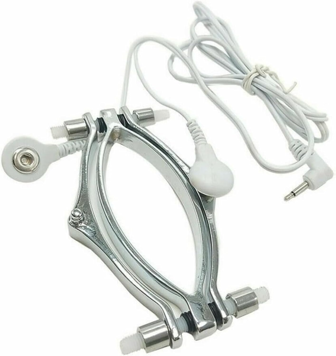 Electric Labia Clip Spreader Clamps Speculum Chastity Device Metal Chastity Dilator Electric Adjustable Clamp Device Women Spreader for Women Adult Sex Toys image number 5