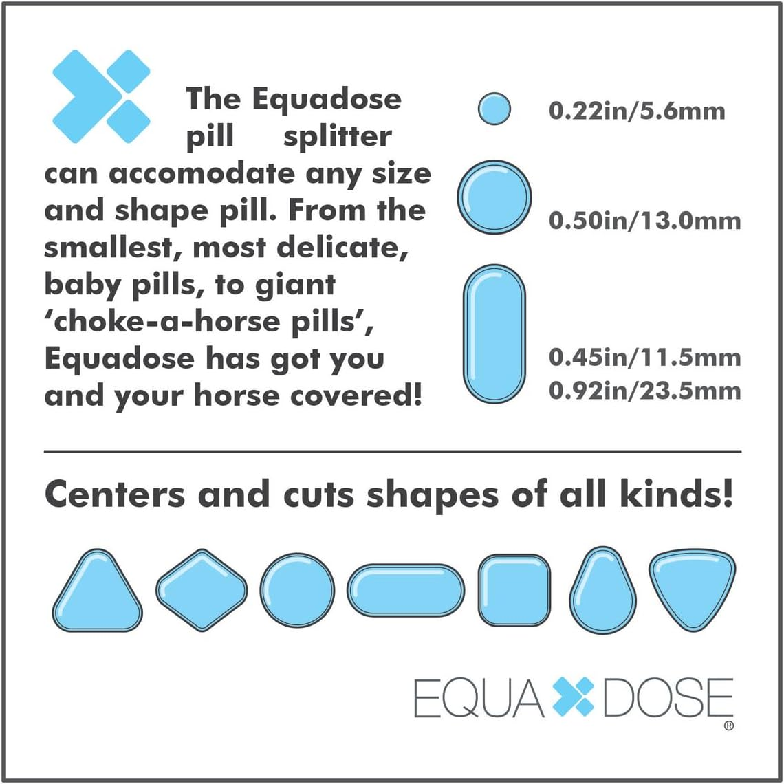 Equadose the Pill Splitter. the Best Pill Cutter Ever! Crafted in the USA. Doubles as a Pill Box. Great for Pets Too! image number 4