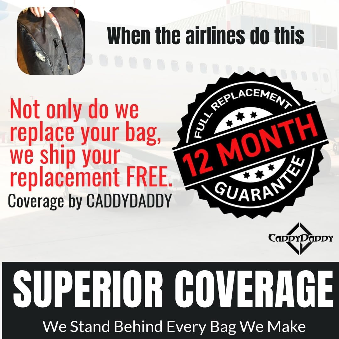 Caddydaddy Enforcer Hard Top Golf Travel Bag Cover image number 3