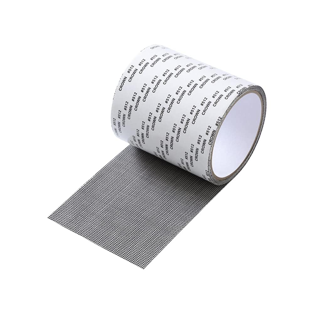 Mesh Screen Repair Tape Strong Adhesive, Self-Adhesive Screen and Window Repair Stickersmend & Repair Holes and Tears in Screen Window Doors Black(10Cm*200Cm) image number 3