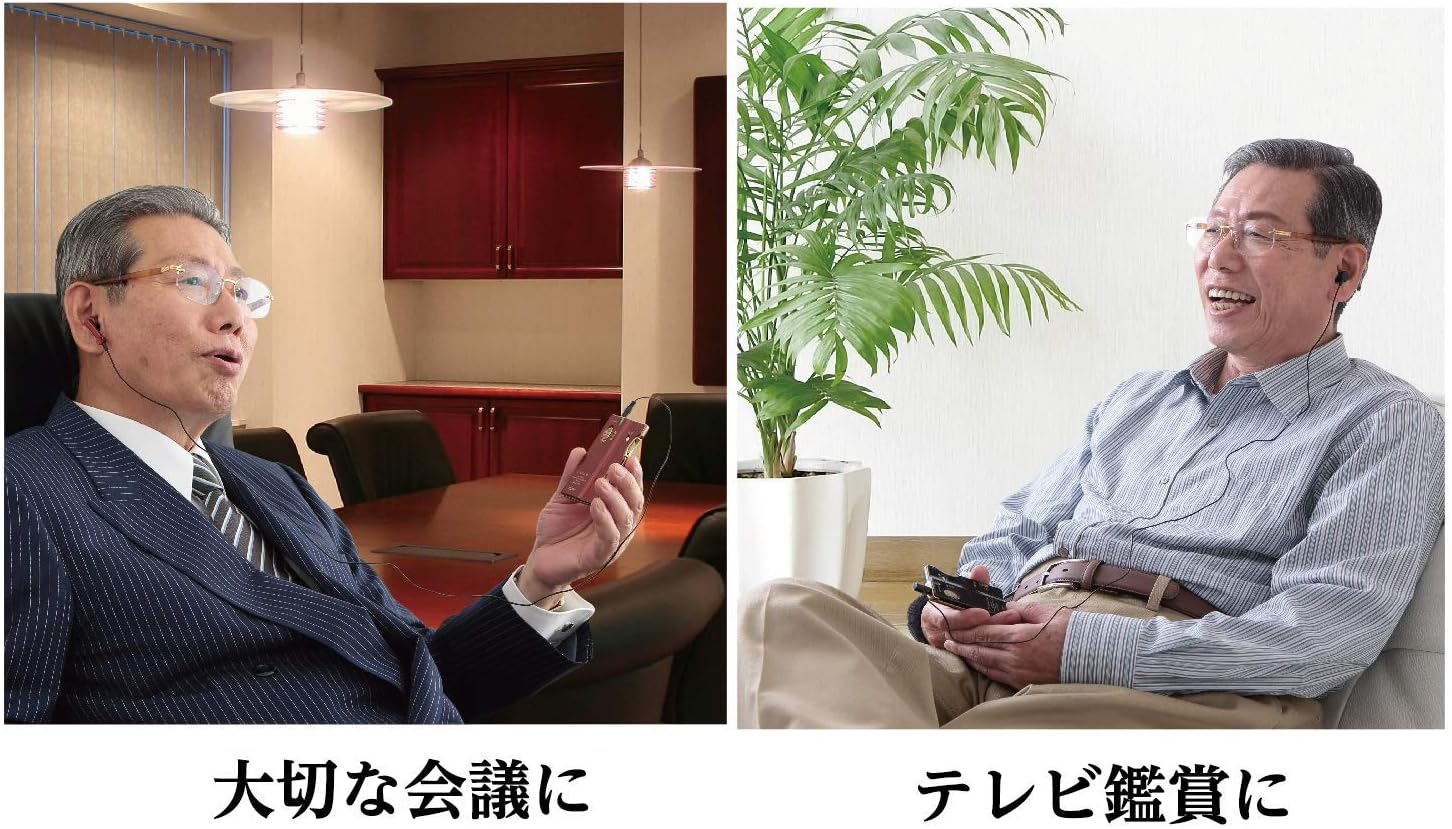 Elpa AS-EM02N(WR) Earphones for Earlis, Microphone Separated Type