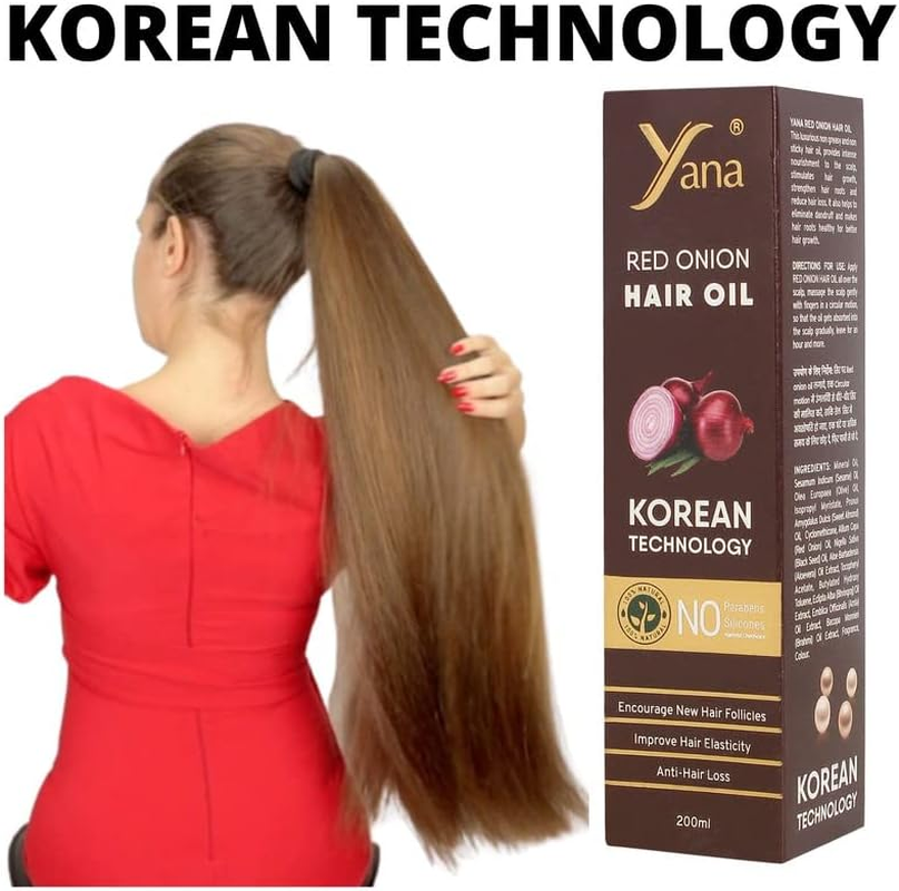 Red Onion Hair Oil for Fall Control & Growth, Strengthen by Korean Technology image number 1