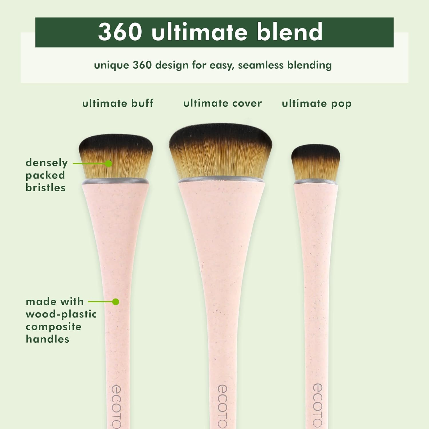 Ecotools 1636 360 ULTIMATE BLEND 3PC, 1 Count (Pack of 3) image number 5