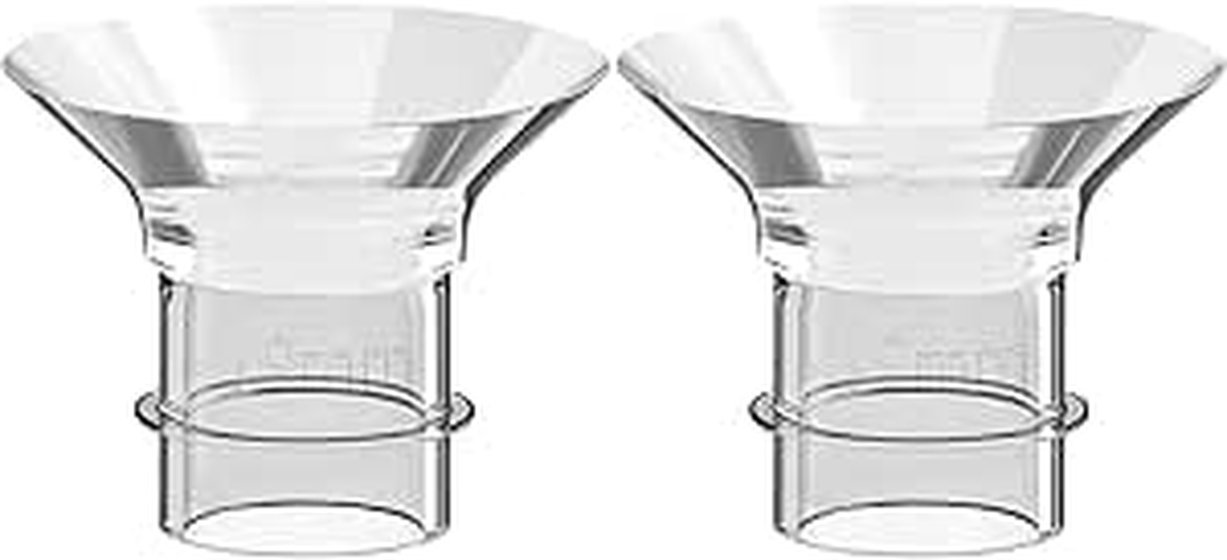 2PCS Flange Insert Compatible with S9/S12/S9Pro/S12Pro Wearable Breast Pump Parts Replace, Pump Shield/Flange Insert to Reduce 24Mm down to (19MM) image number 3