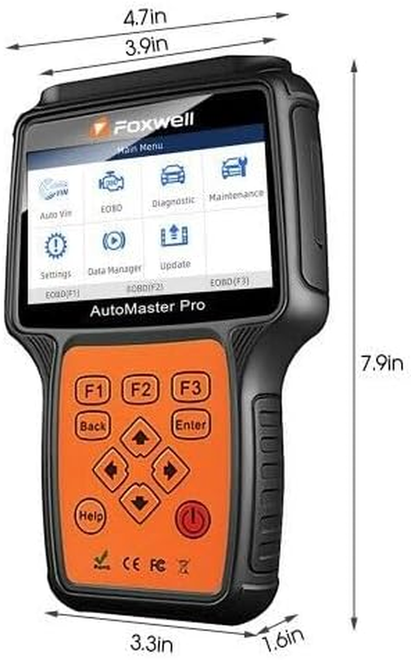FOXWELL NT680 Pro OBD2 Scanner - Diagnostic Scan Tool, Full System Car Scanner - 19 Reset Service Code Reader - Automotive Professional Scanner with Oil Light, EPB/TPS Reset