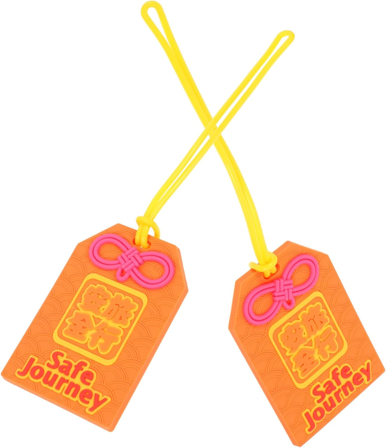 OATIPHO 6Pcs Silicone Luggage Tags Decorative Travel Suitcase Tags Luggage Name Id Card for Outdoor Travel Carry Bags image number 4