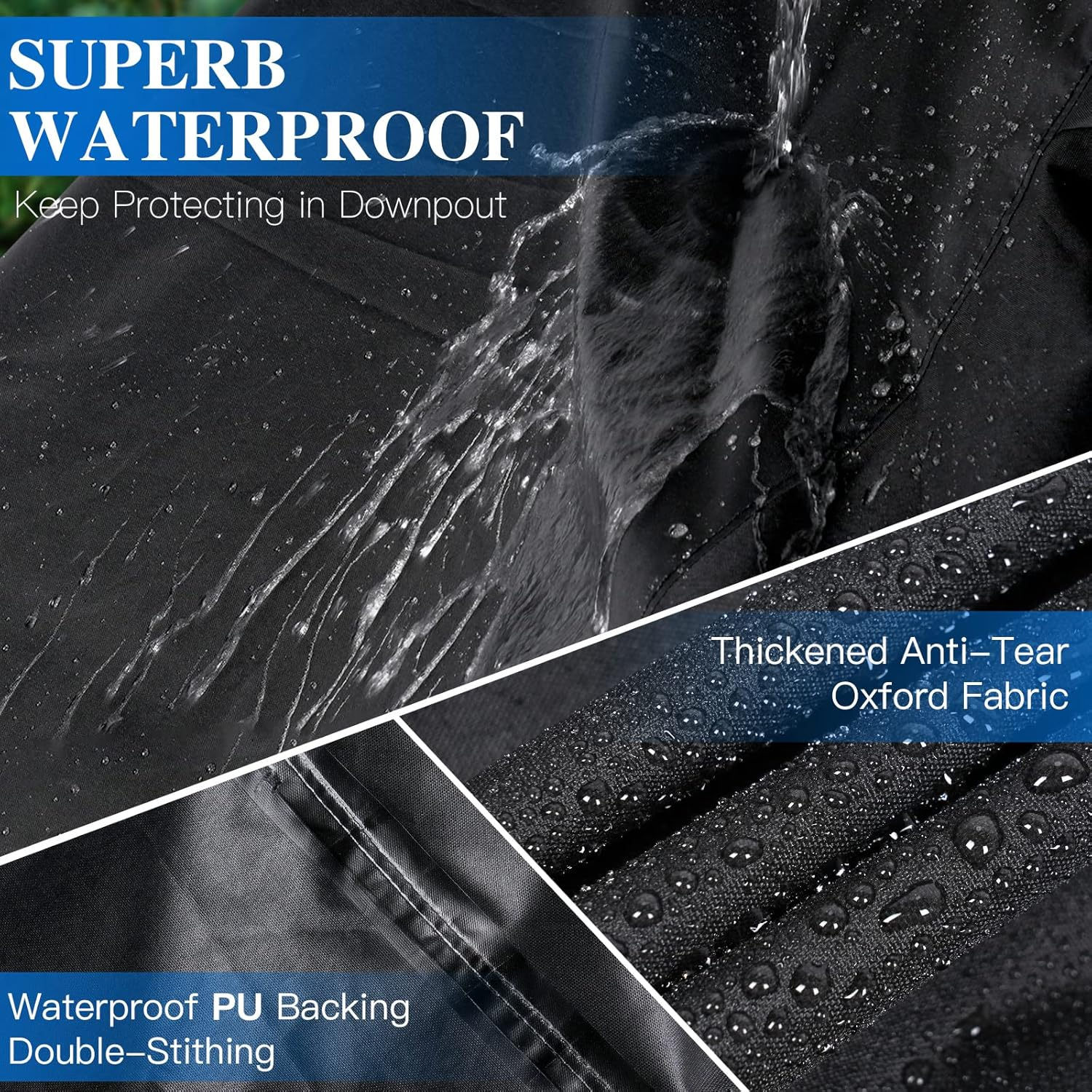 Patio Coffee Table Cover (48"L X 28"W X 13"H)