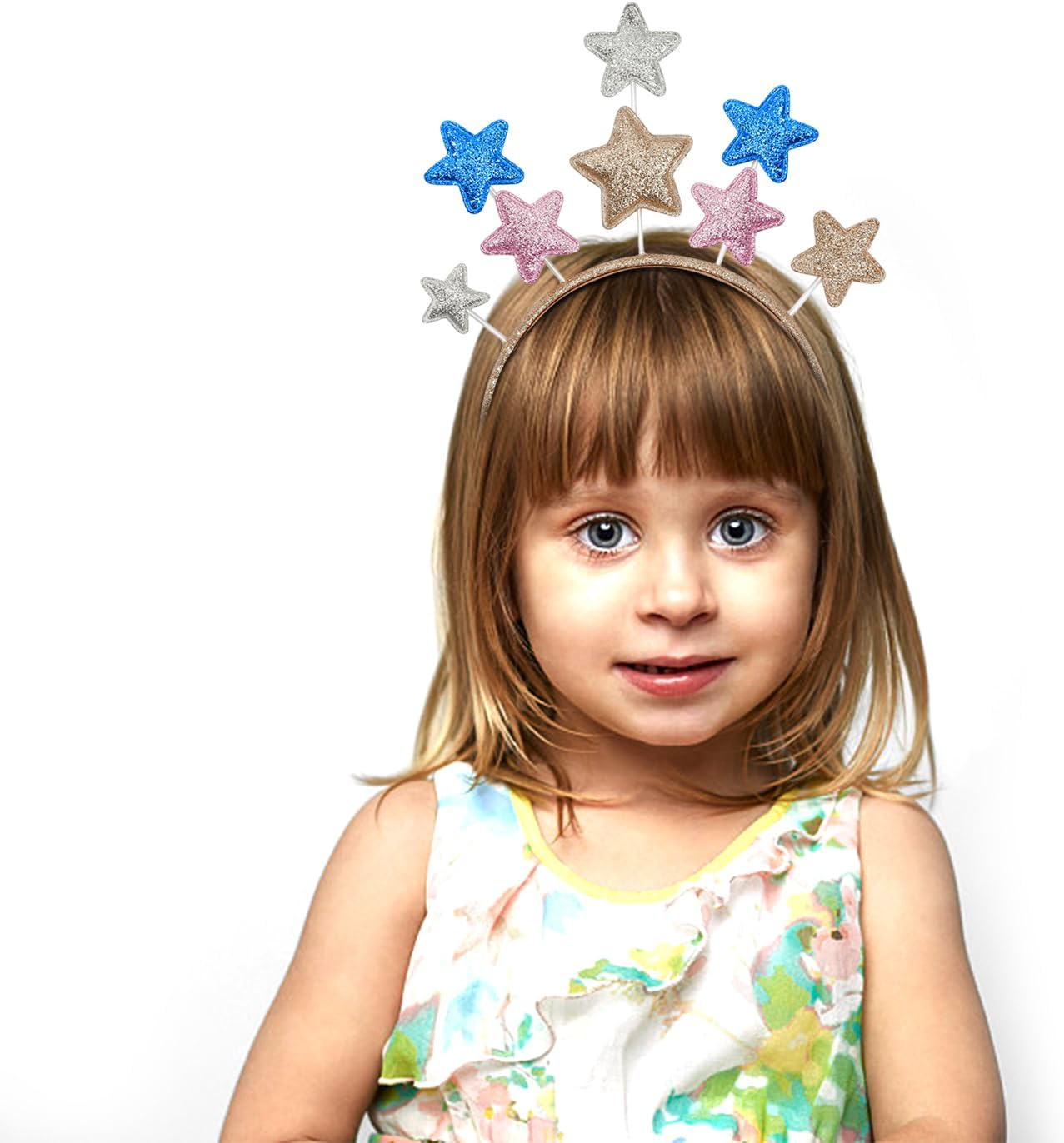 2 Pieces of Star Headbands, Girls&rsquo; Hair Accessories, Creative Five-Pointed Star Headbands, Photo Props, Holiday Party Decorations image number 1