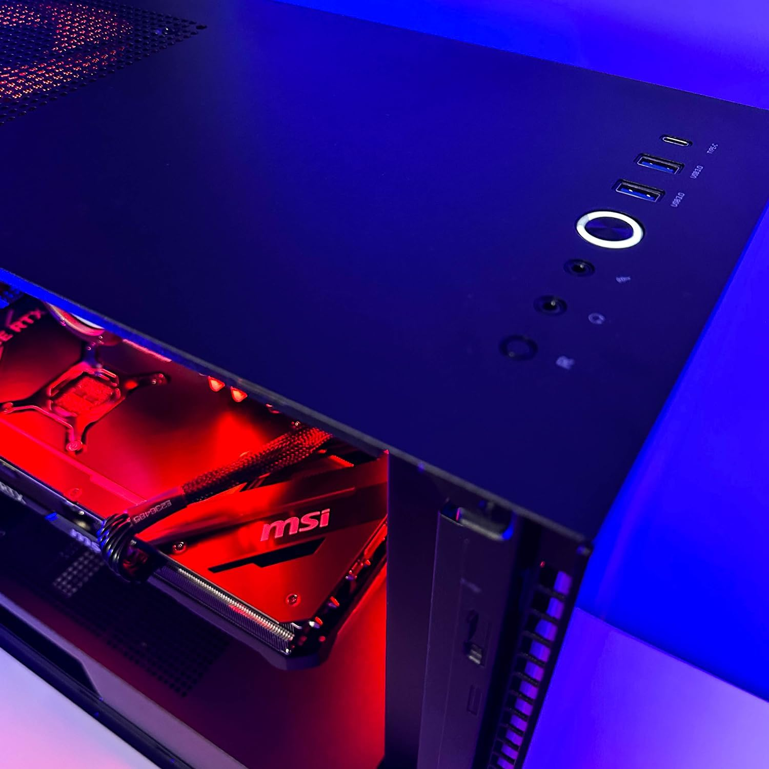 Thermaltake Computer System Rapture PRO V5 &ndash; AMD 7500F/ 4070 Super/ B650 Wifi/ 32G RGB D5/ Customizable LCD RGB AIO/ V350 Black, CA-4T2-00D1WA-02 image number 5