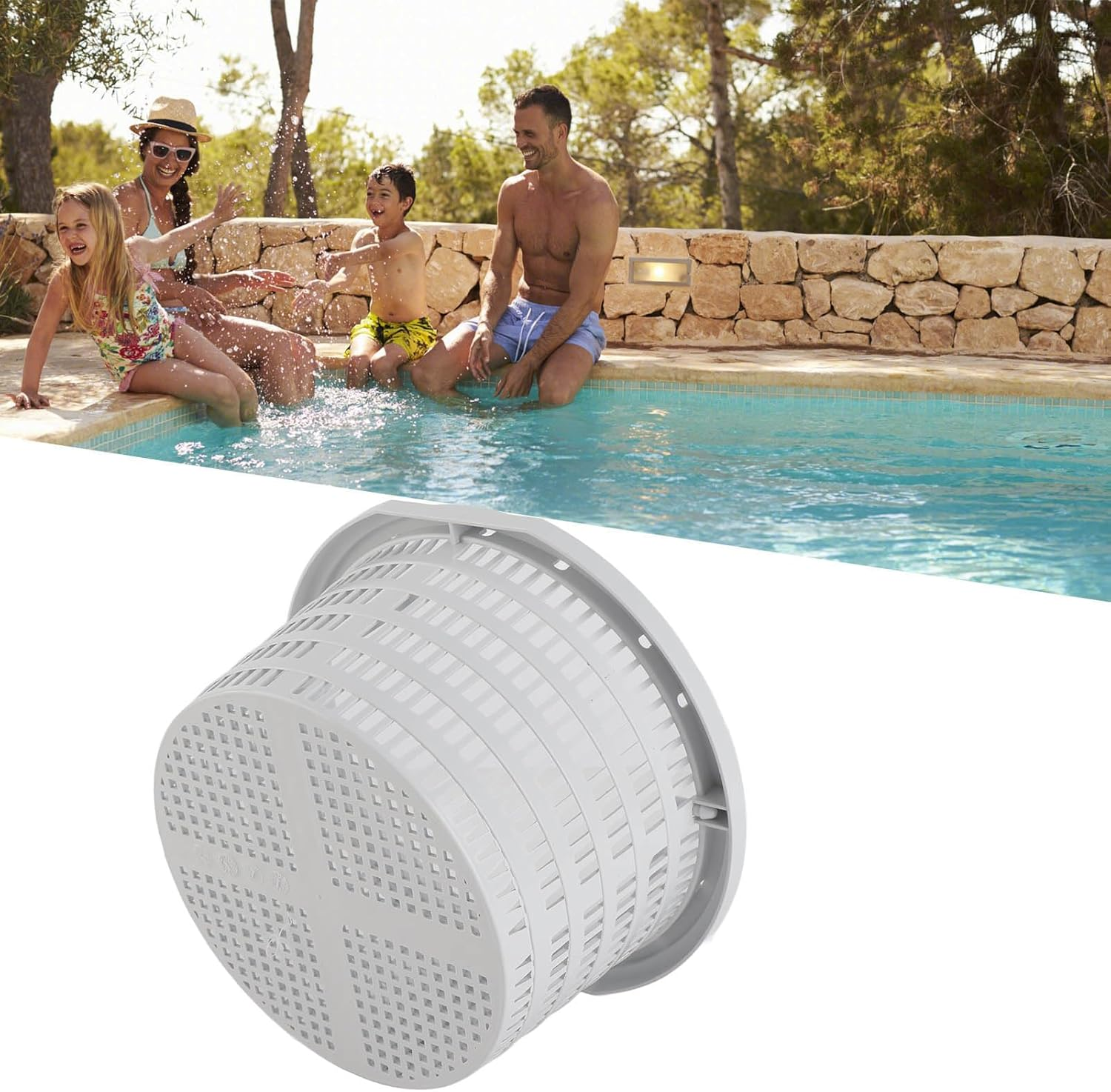 CHICIRIS Skimmer Filter Basket Efficient Debris Removal Pool Tool for Swimming Pool, Durable Plastic Material image number 4