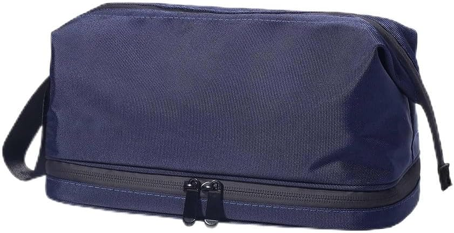 Toiletry Bag for Men,Water Resistant Double Layer,Organizer with Toiletry Cup Large Capacity for Travel near and Far