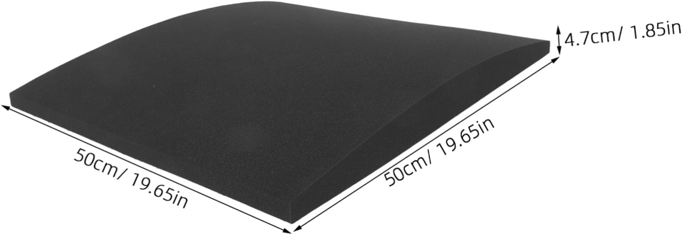 Couch Cushion Support for Sagging Seat, 20" X 20" High-Density Foam Sofa Cushion Support for under the Cushions, Sofa Cushions Replacement for Sectional Sofa (Black-2Pcs) image number 5