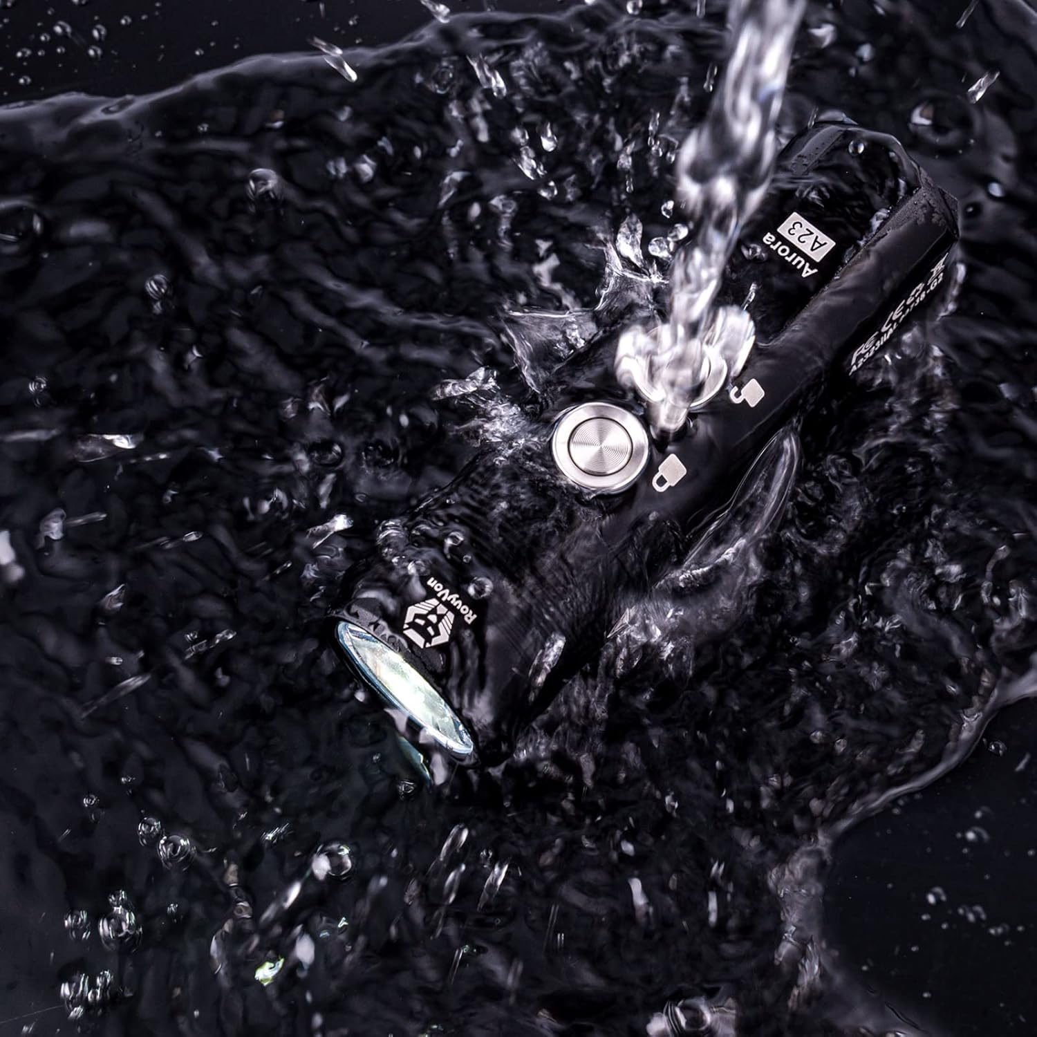 Rovyvon A23 Gen2 Pocket Flashlight - 1000 Lumen Bright, Rechargeable, EDC Keychain Flashlight with Clip, Waterproof, Magnetic - Camping & Travel Essential image number 1