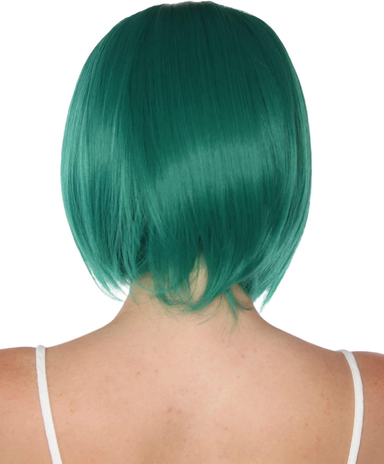 Prettyland Green Women'S Short Wig Bob Straight Hair for Everyday Use Yuzuki Senri Lovely Maiden Guild Cosplay Wig C1439 - C1453 Turquoise image number 3