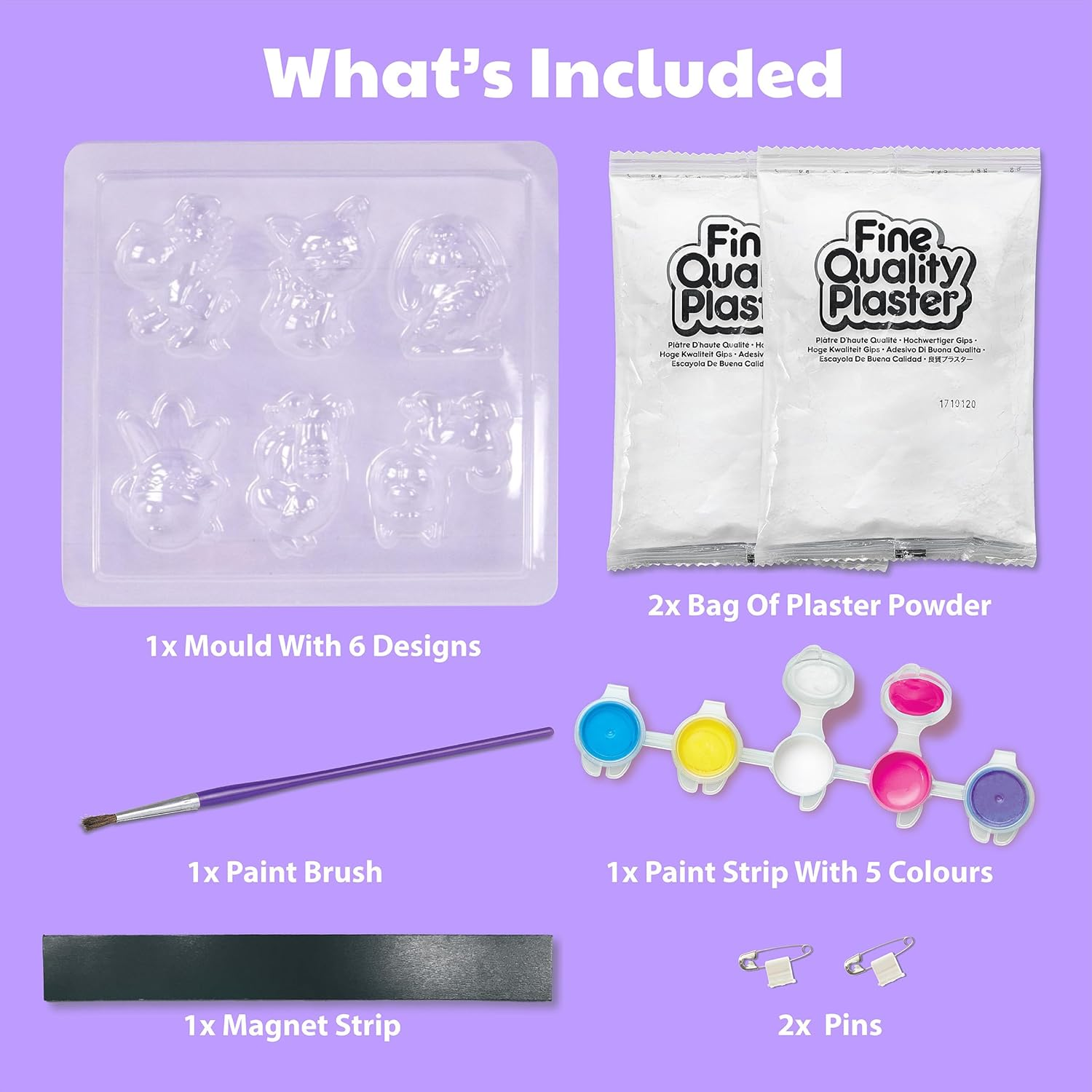 4M FSG3528 Mould and Paint Glitter Princess image number 4