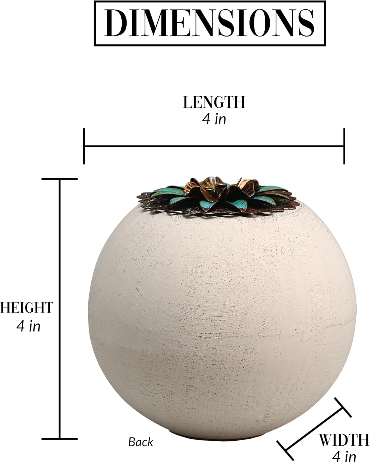 Pavilion Gift Company - I'Ll Miss You, until We Meet Again - 5" round Tealight Terracotta Candle Holder with Metal Lid in Memory Loss of Loved One Remembrance Bereavement Grief Funeral Gift image number 1