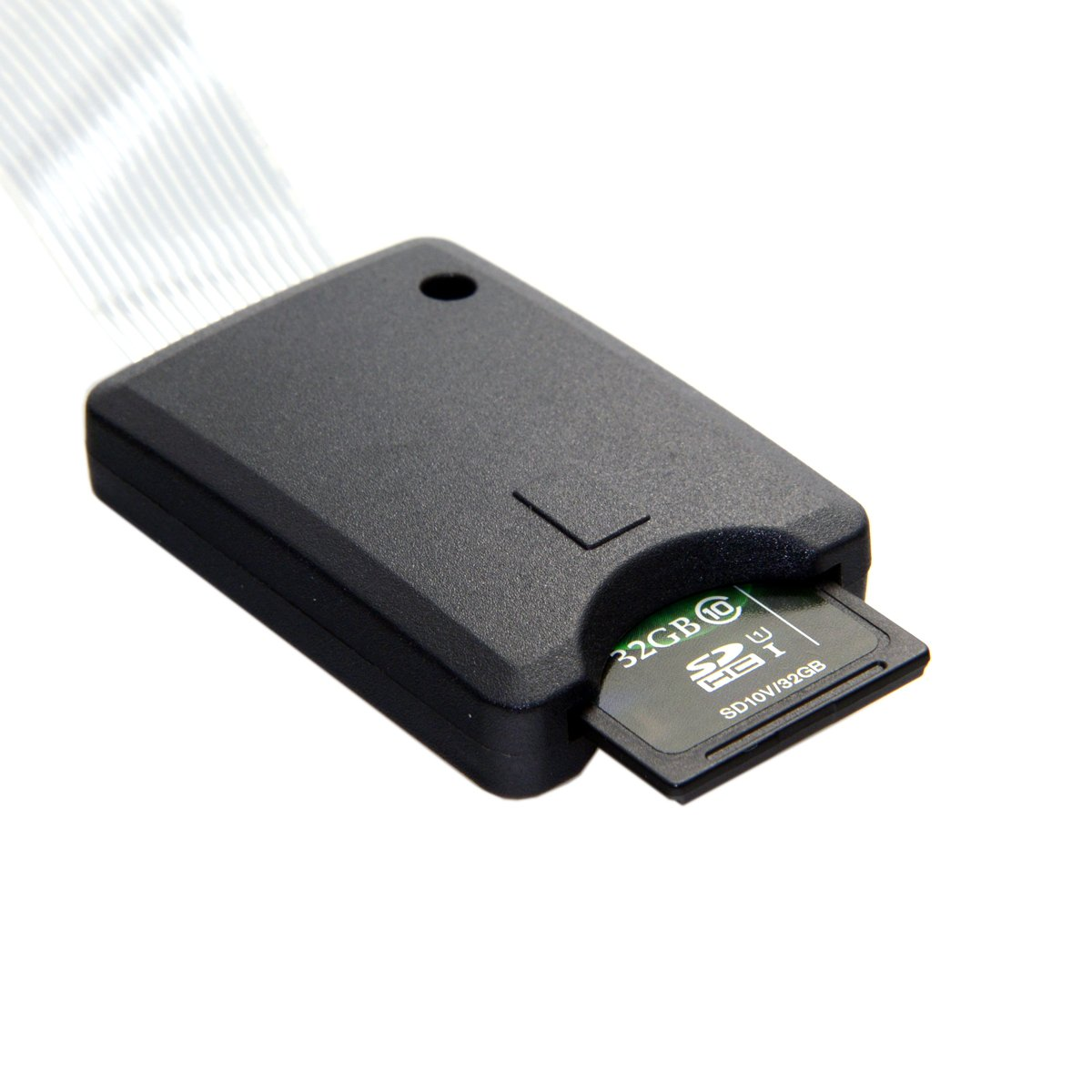JSER Standard SD SDHC Memory Card Kit Male to SD Female Extension Soft Flat FPC Cable Extender 25Cm image number 1