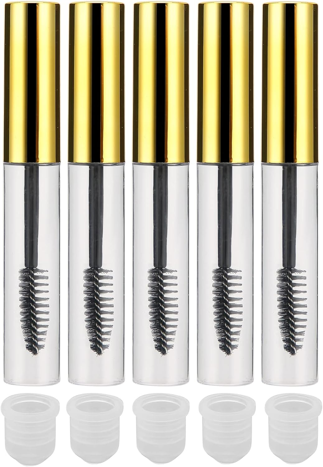 Mascara Wand, Eyelash Cream Container Bottle Empty Mascara Tube Empty Mascara Tubes Mascara Tubes DIY Mascara Container for Makeup image number 2
